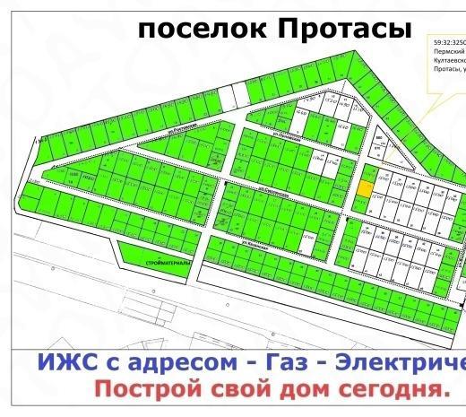 Карта пермский край протасы